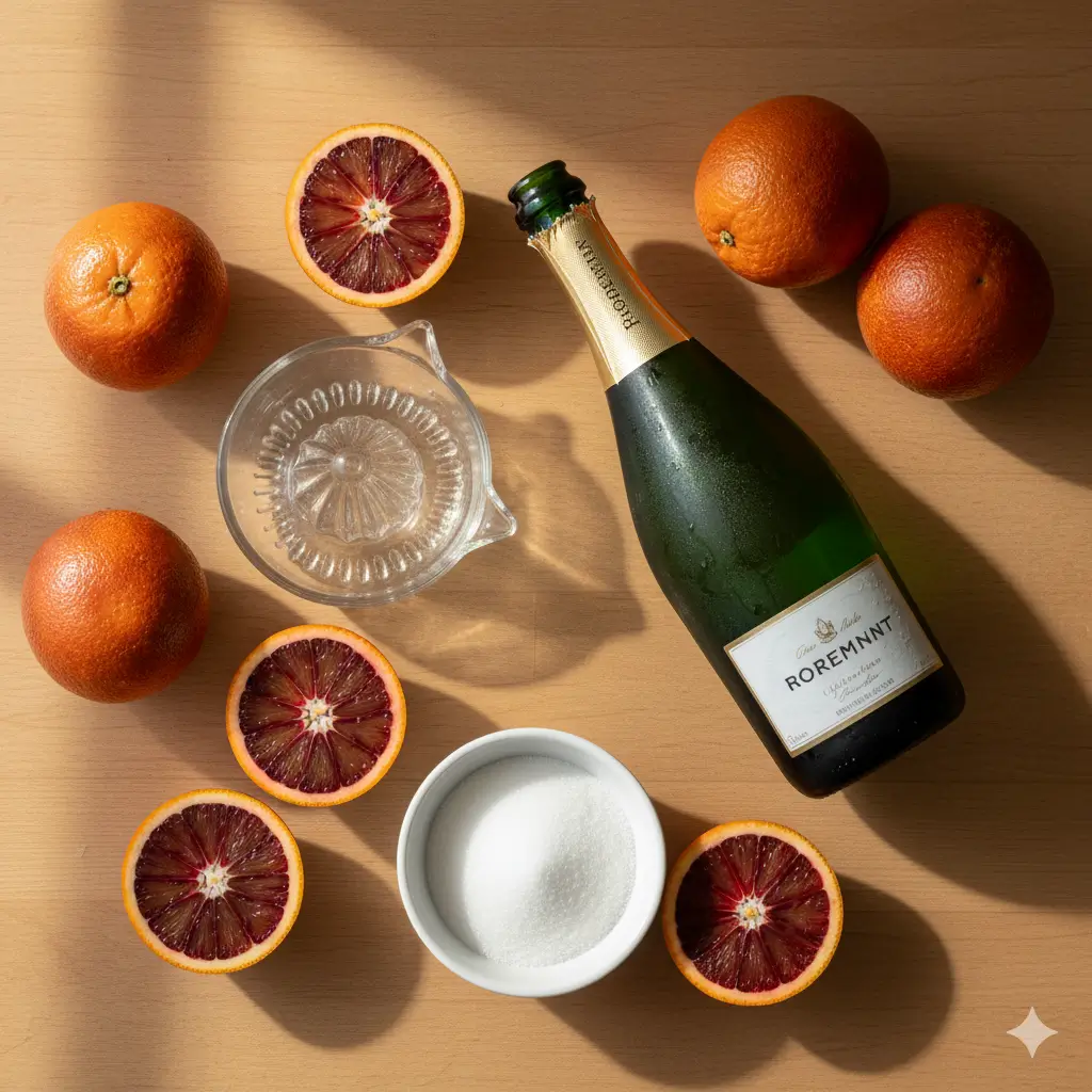 Blood Orange Mimosas