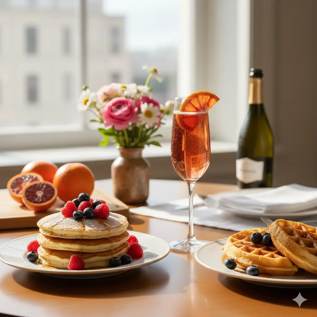 Blood Orange Mimosas