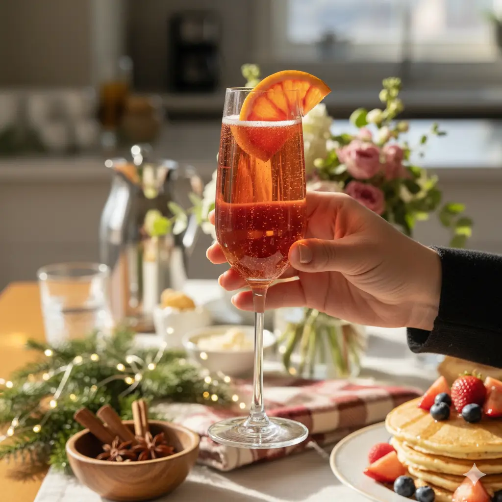 Blood Orange Mimosas