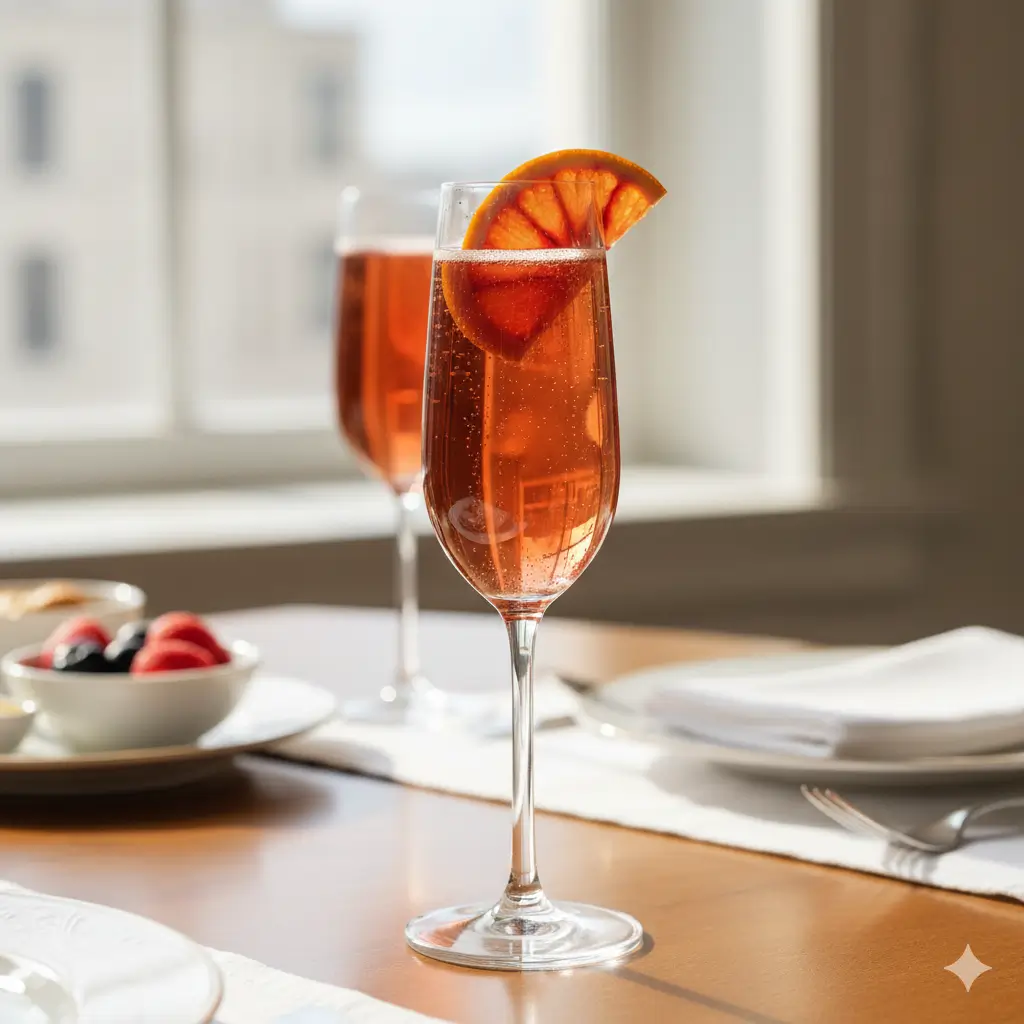 Blood Orange Mimosas