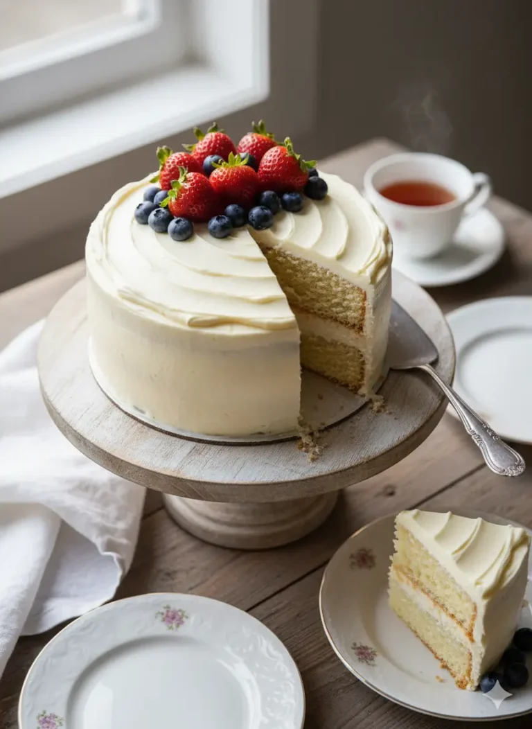 Small Vanilla Cake