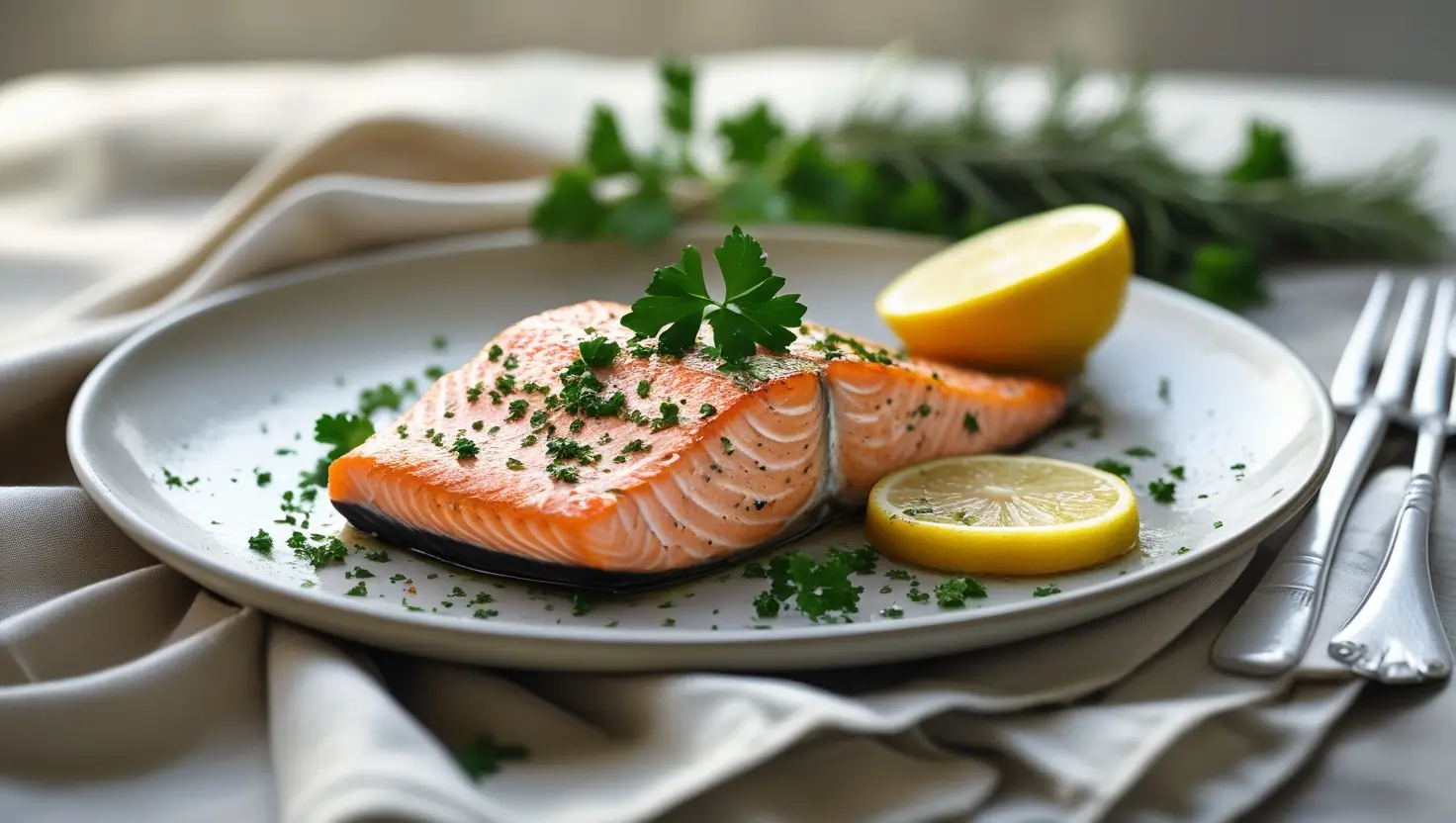 Air fryer salmon