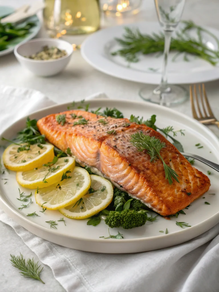 Air fryer salmon