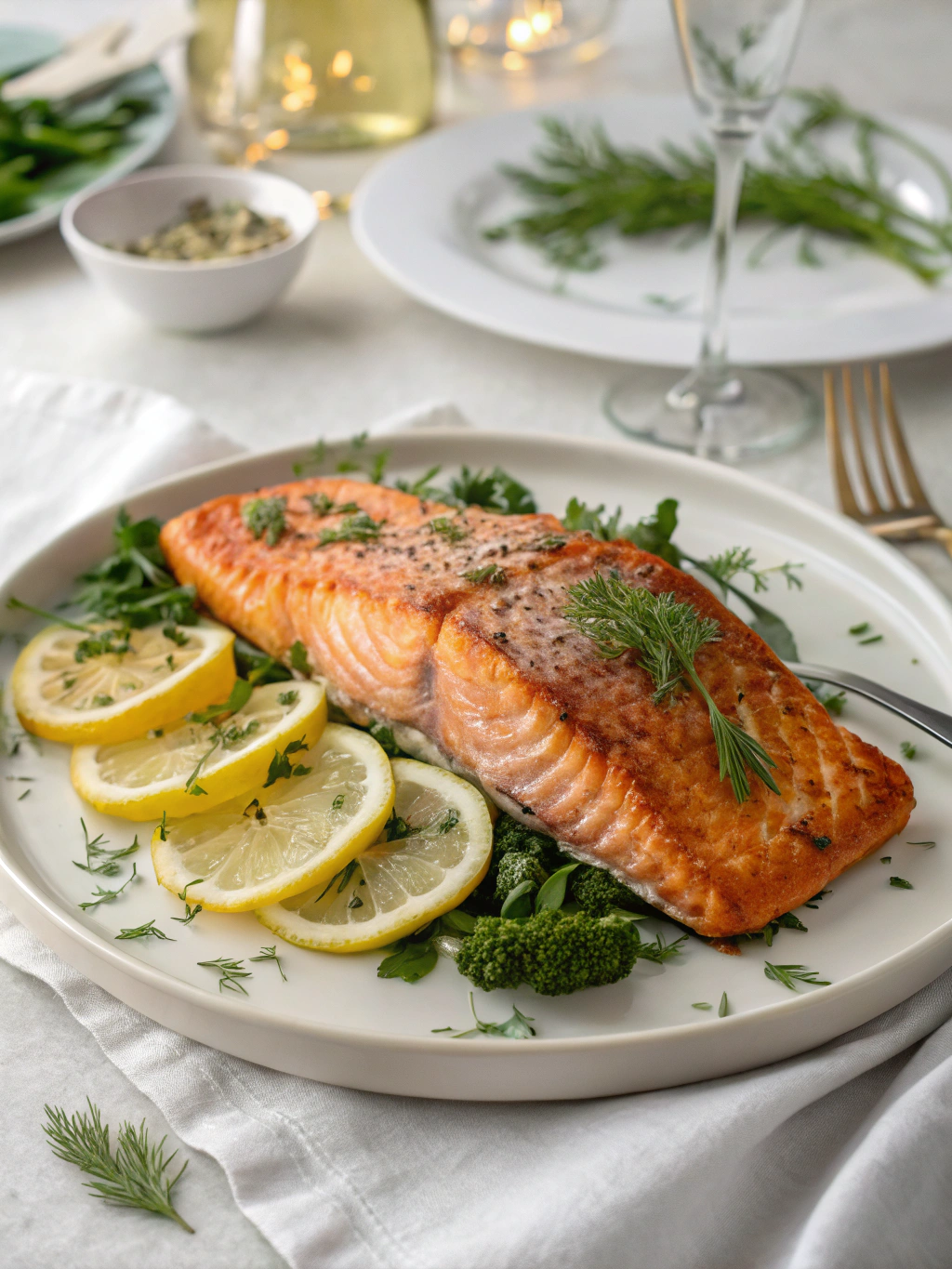 Air fryer salmon
