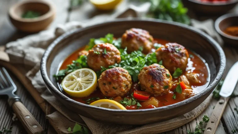 Baked Chicken Meatballs