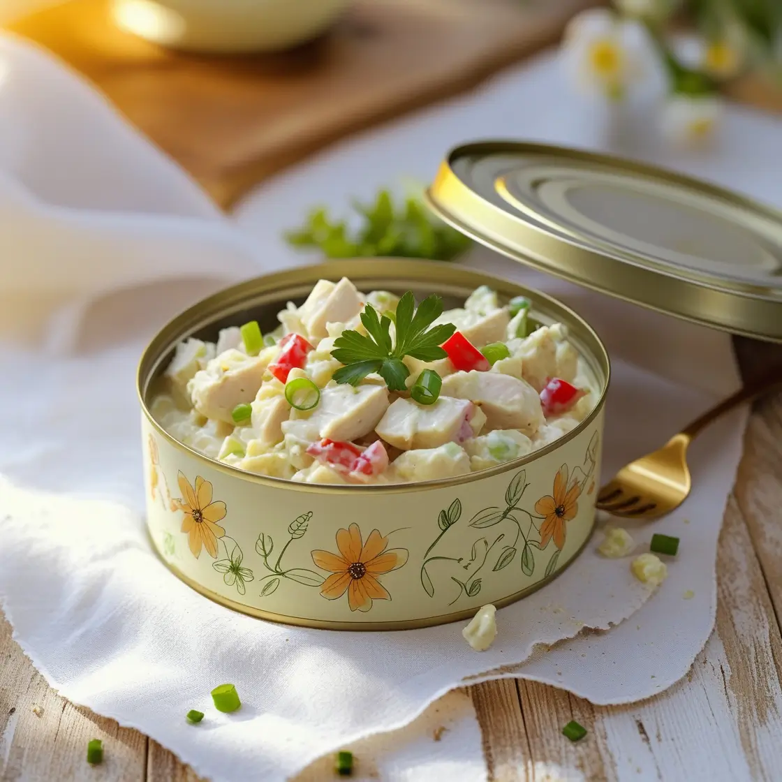 canned chicken salad