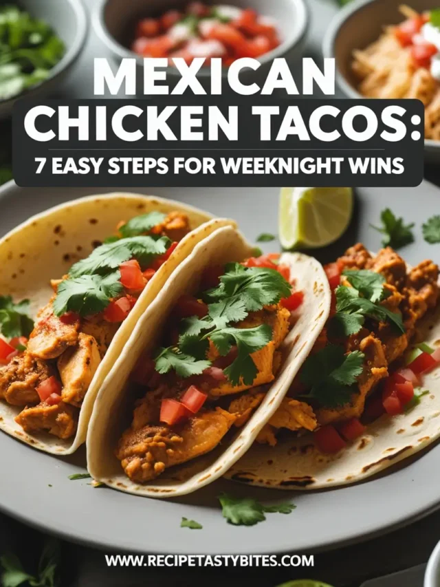Mexican Chicken Tacos