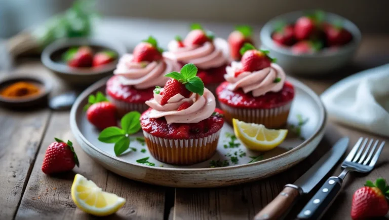 strawberry cupcakes