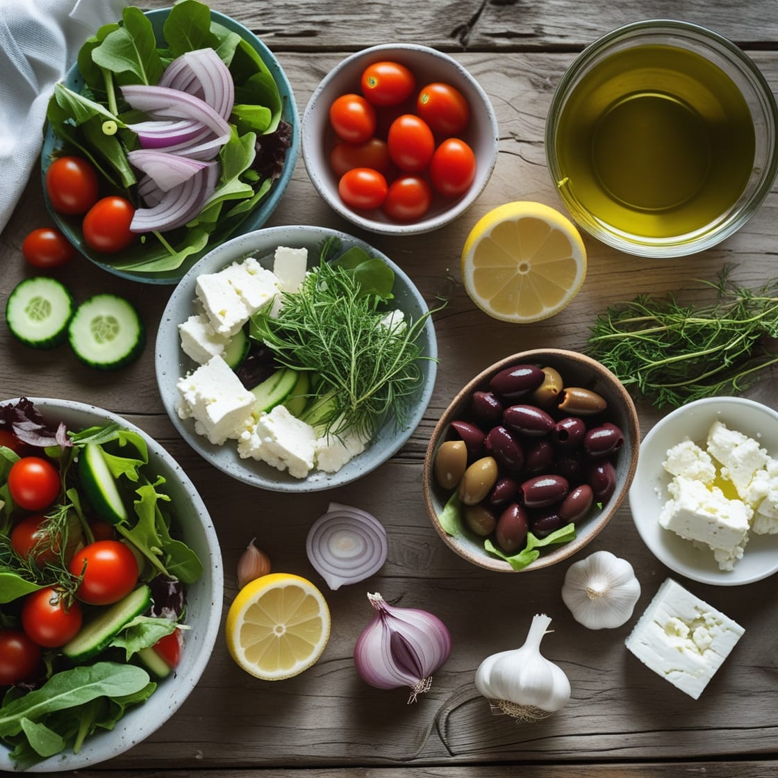 Mediterranean salad recipes