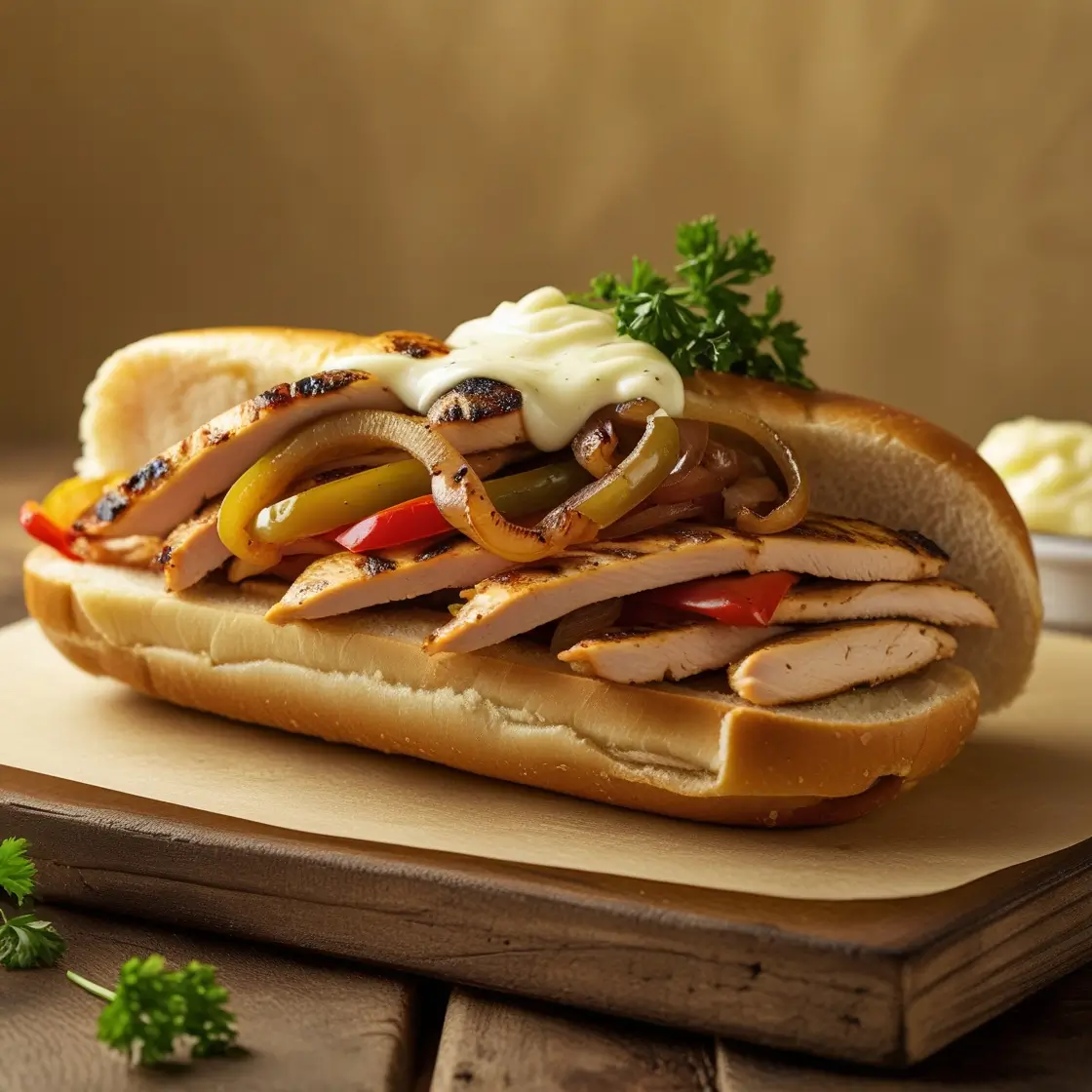 chicken philly cheesesteak