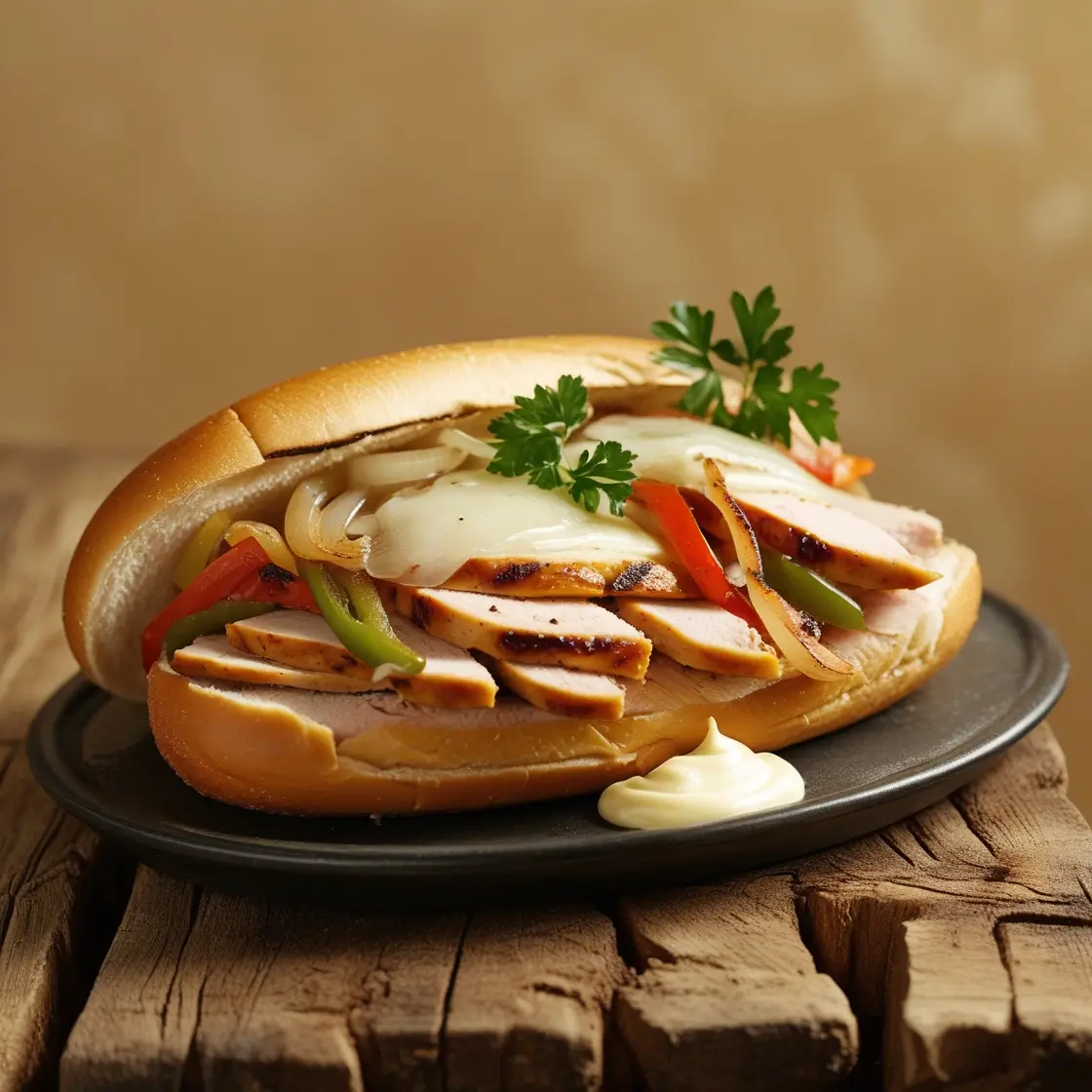 chicken philly cheesesteak