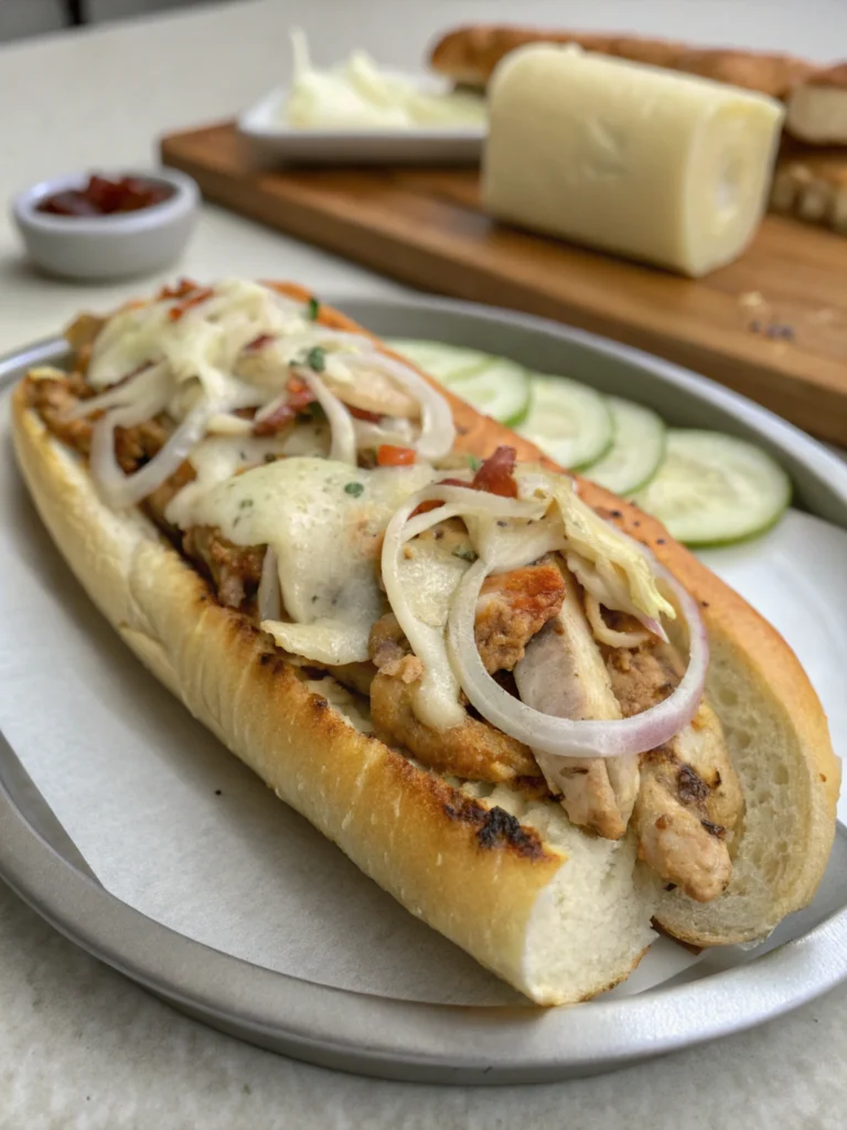 chicken philly cheesesteak