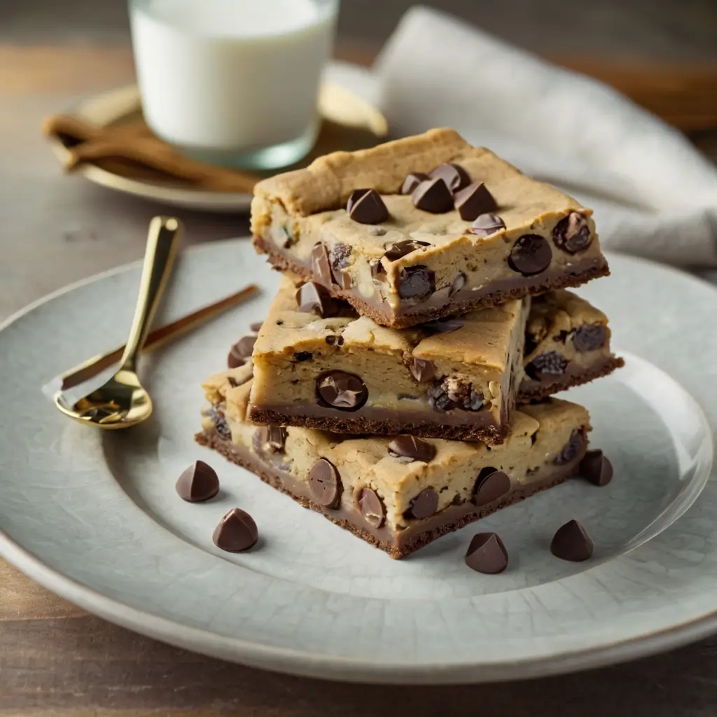 chocolate chip cookie bar