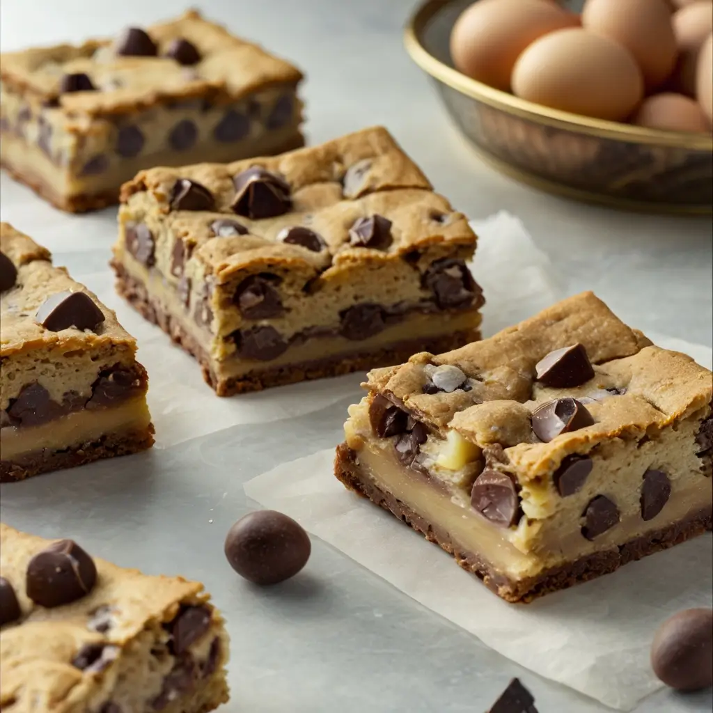 chocolate chip cookie bar