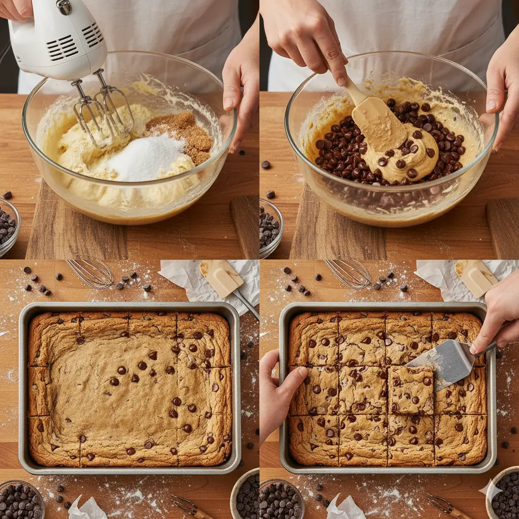 chocolate chip cookie bars