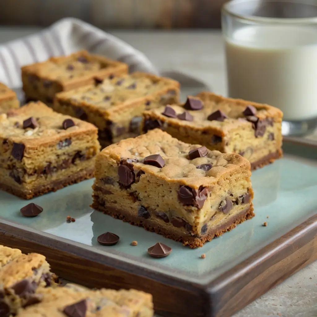 chocolate chip cookie bars
