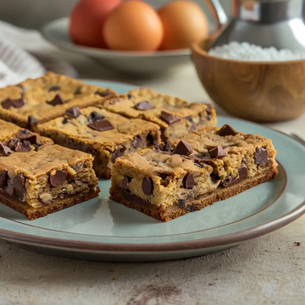 chocolate chip cookie bars