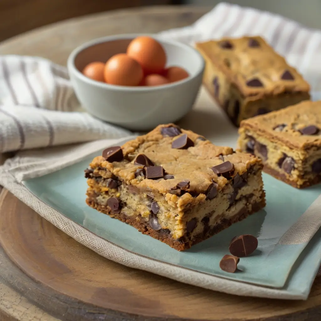 chocolate chip cookie bars
