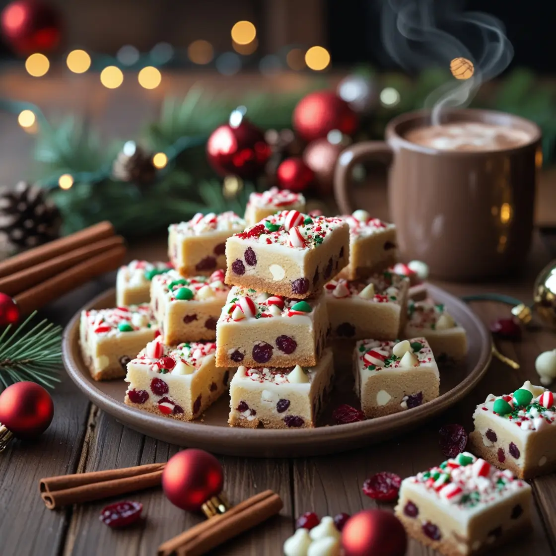 christmas cookie bars recipe