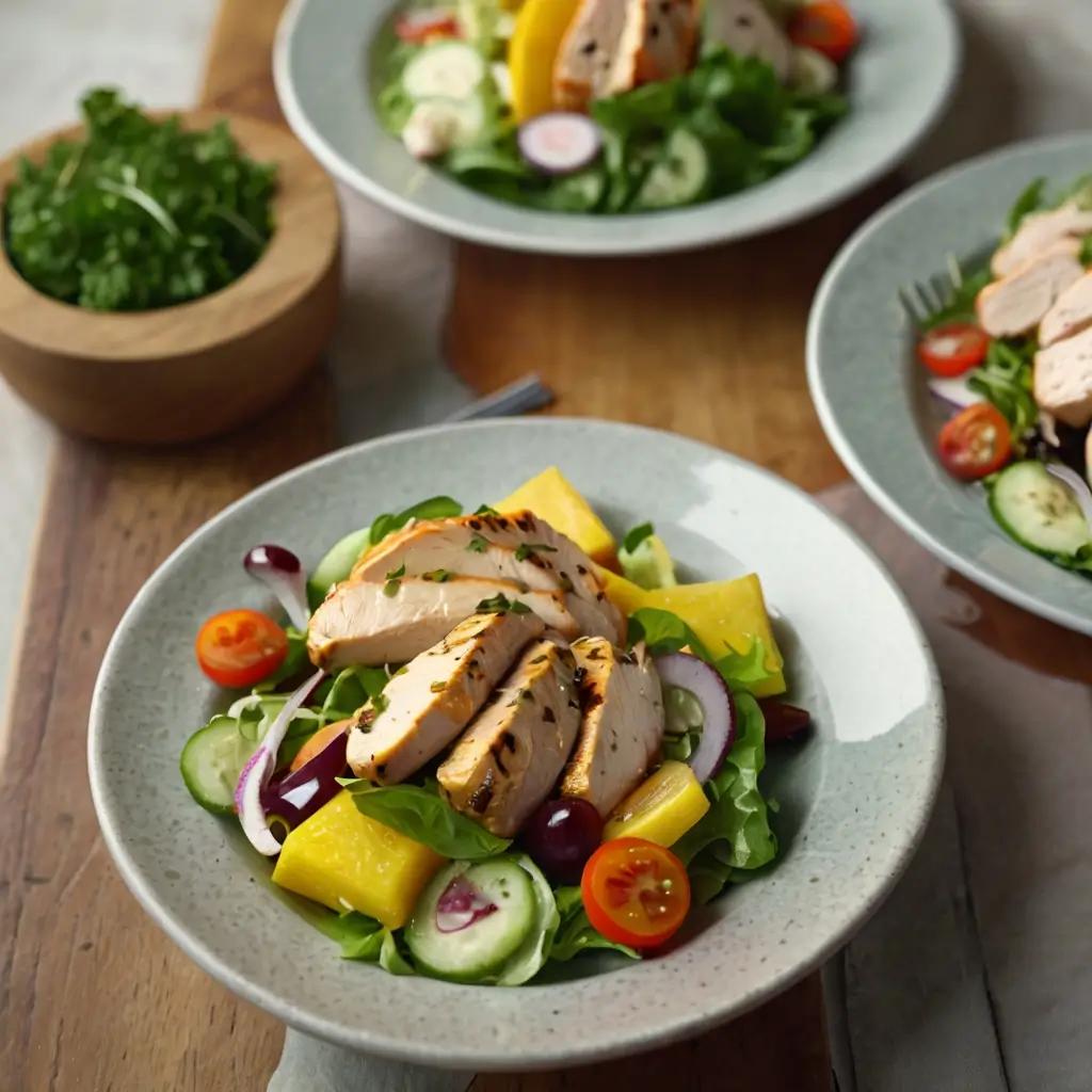 healthy salads with chicken