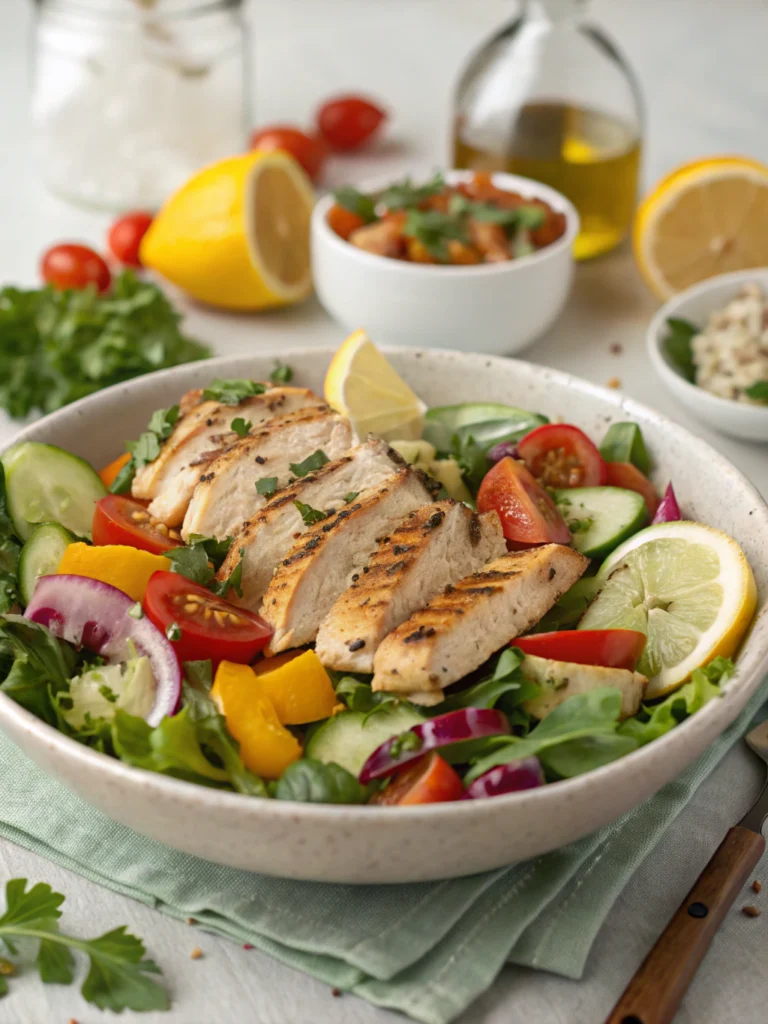 healthy salads with chicken