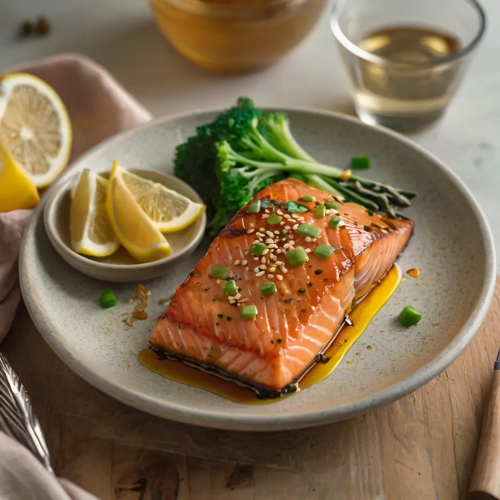 honey garlic salmon recipe