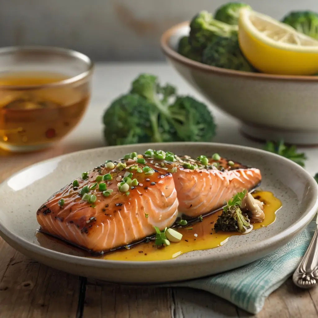 honey garlic salmon recipe