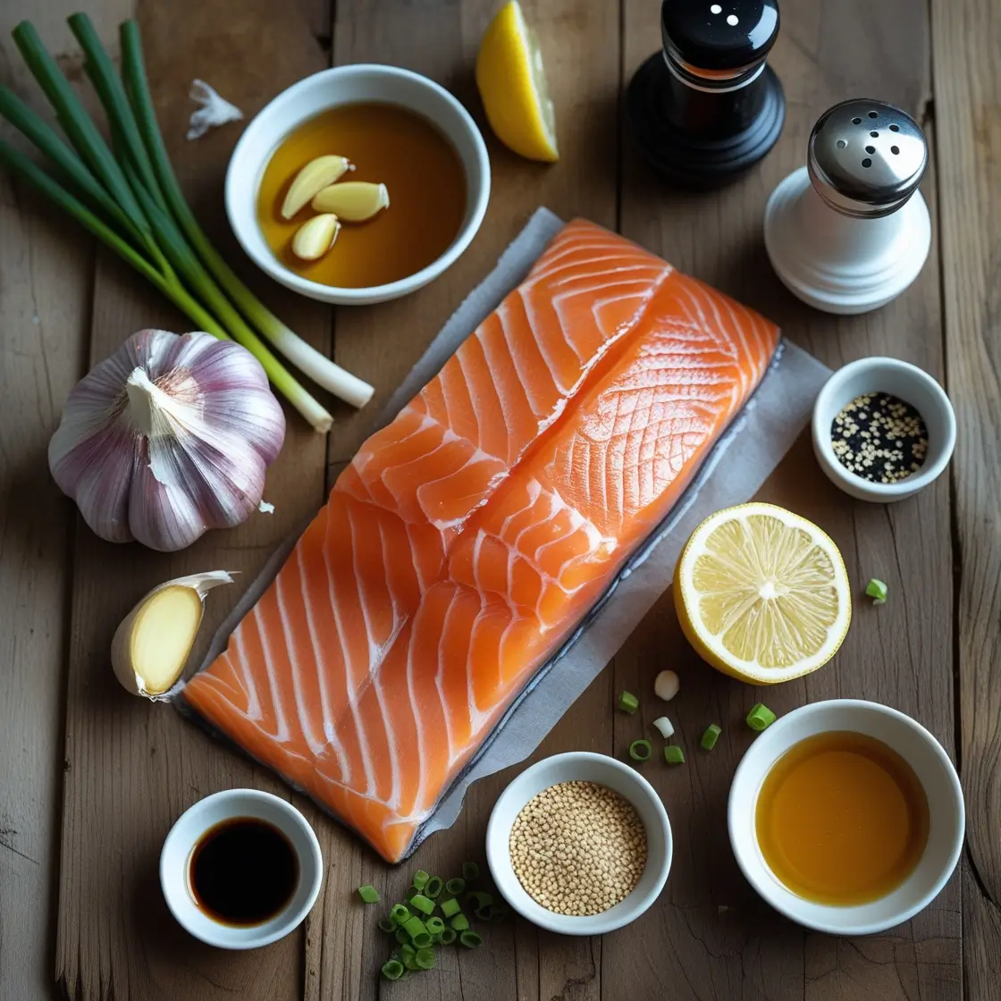 honey garlic salmon recipe