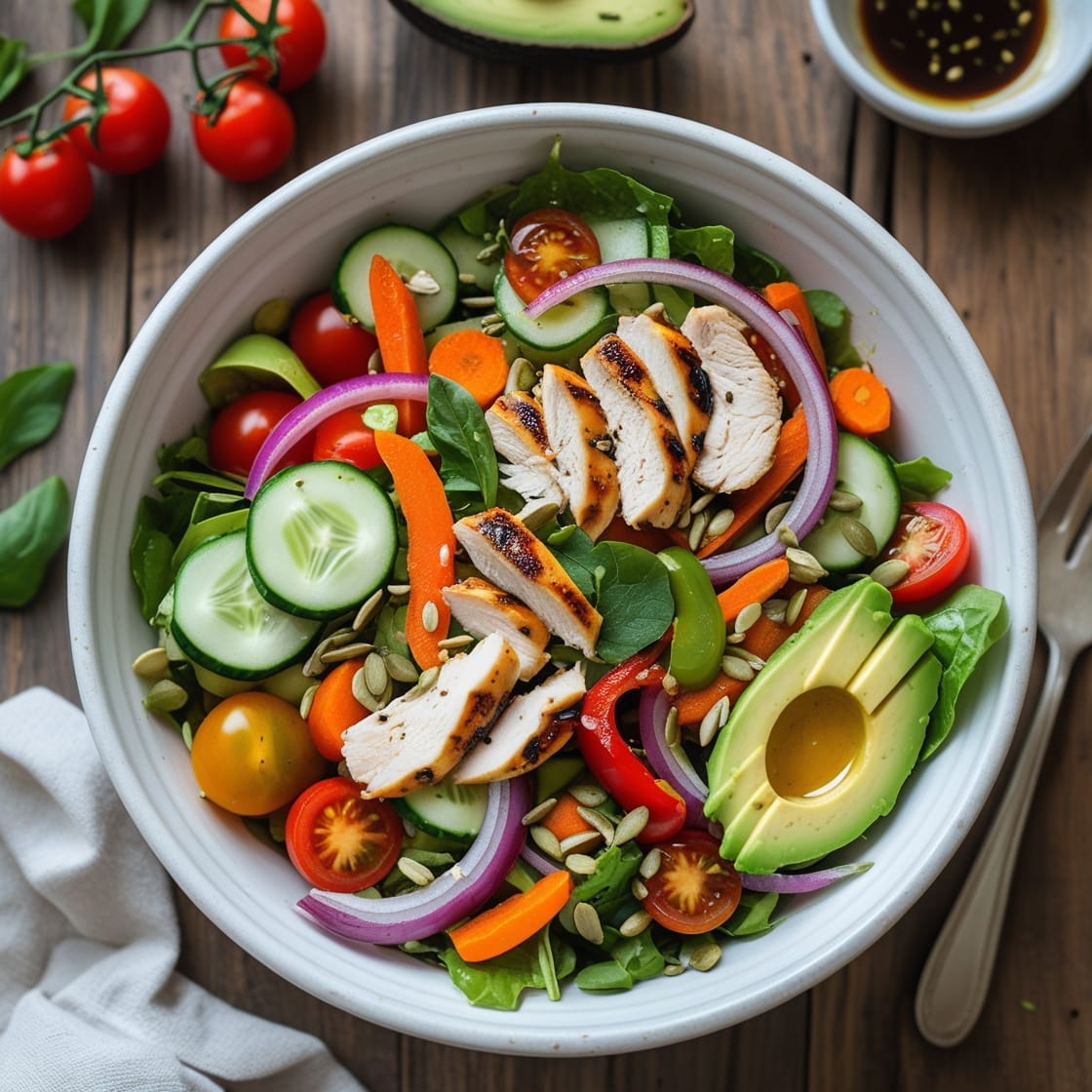 low-calorie salad recipes