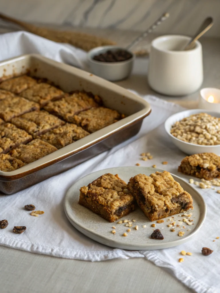 oatmeal cookie bars recipe