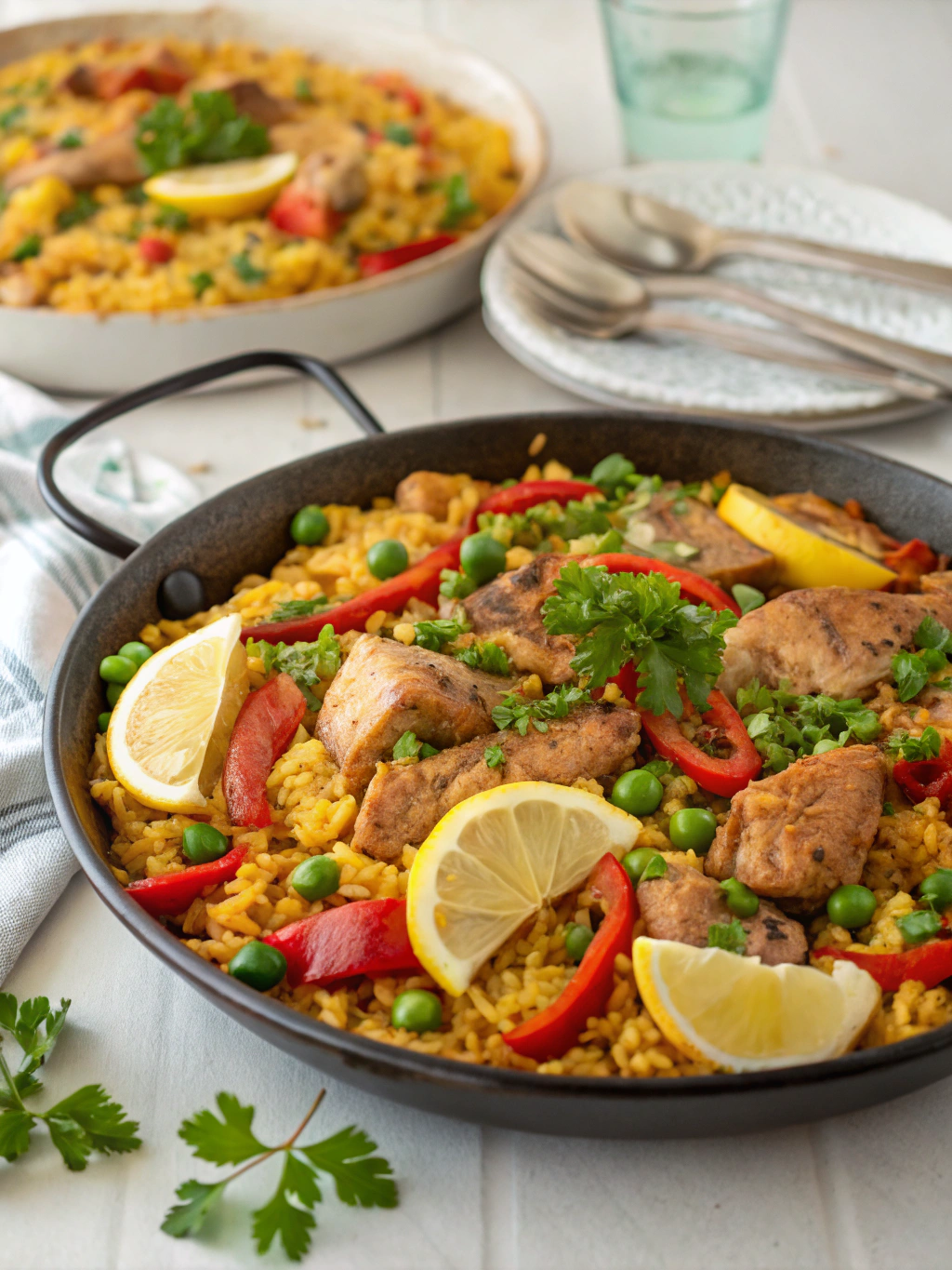 pork and chicken paella recipe