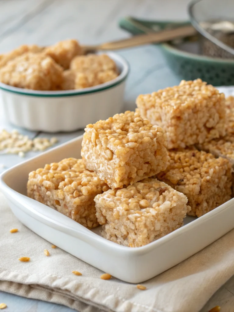 Brown butter rice krispie treats