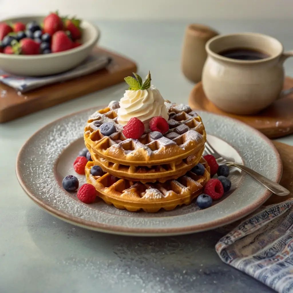 Churro waffle recipe