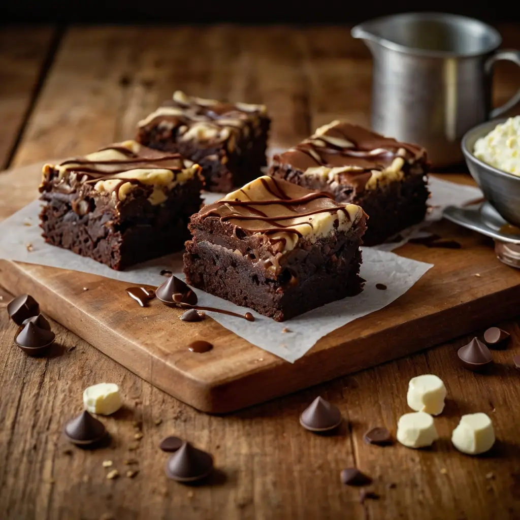 Cookie dough brownies
