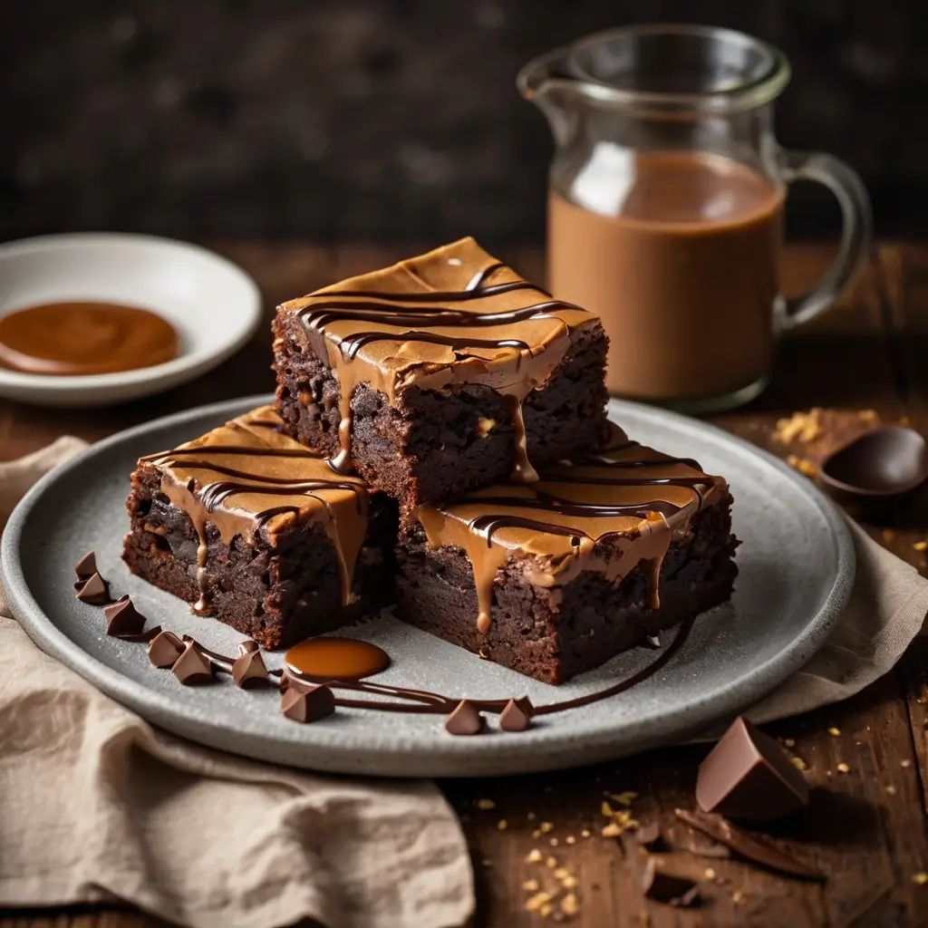 Cookie dough brownies