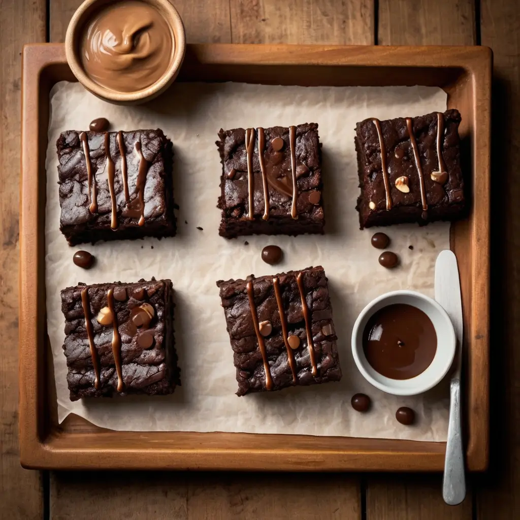 Cookie dough brownies