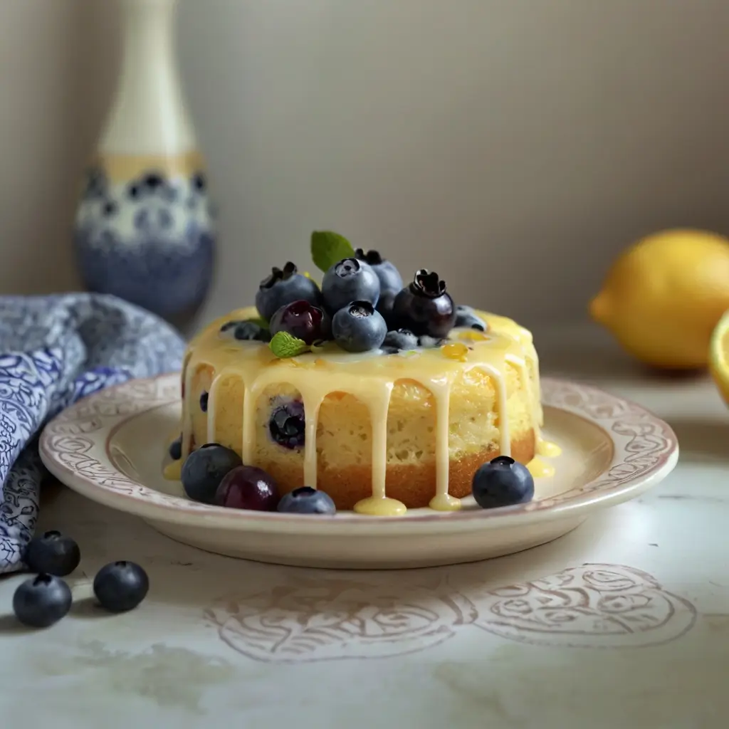 Lemon blueberry cake 