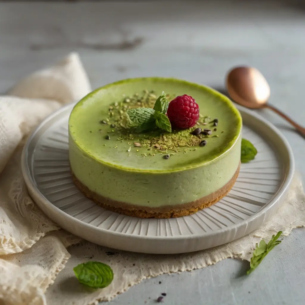 Matcha cheesecake