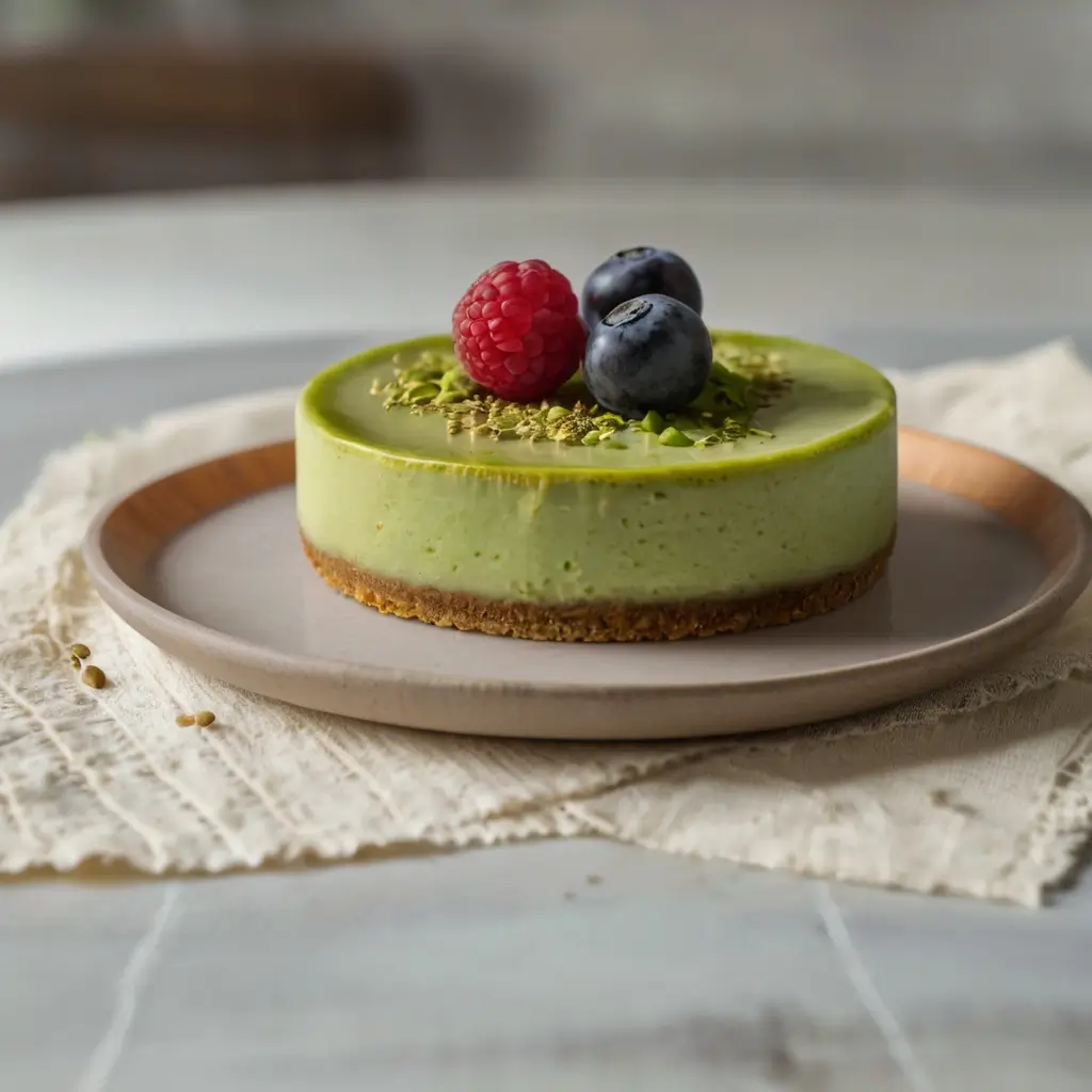 Matcha cheesecake