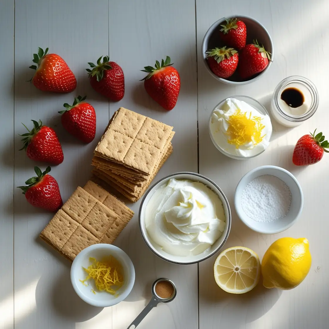 No-bake strawberry cake