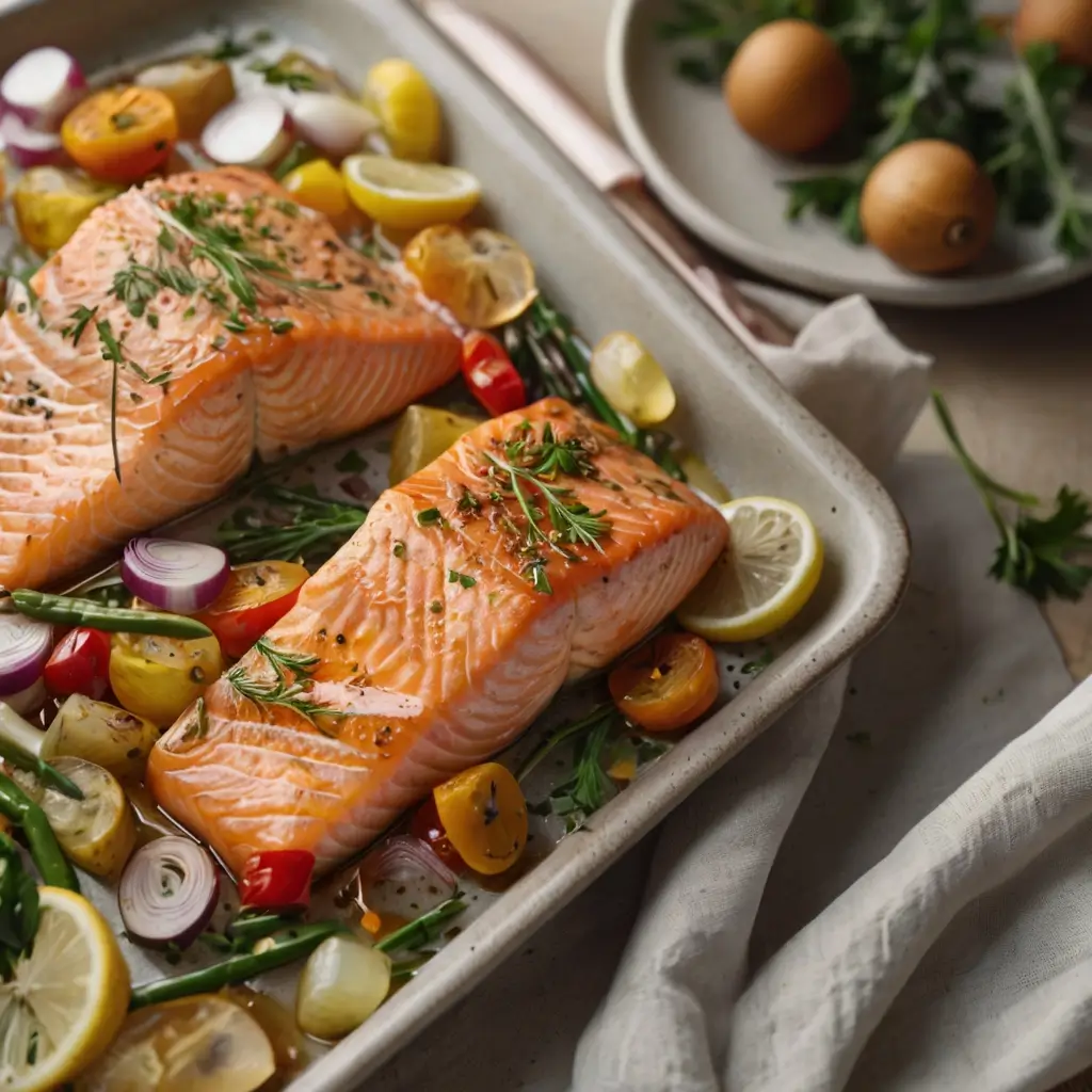 Sheet pan salmon recipes