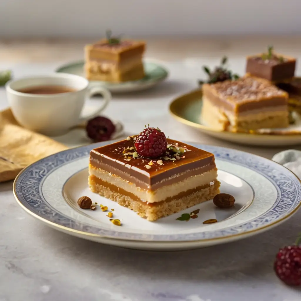 Vegan millionaire shortbread