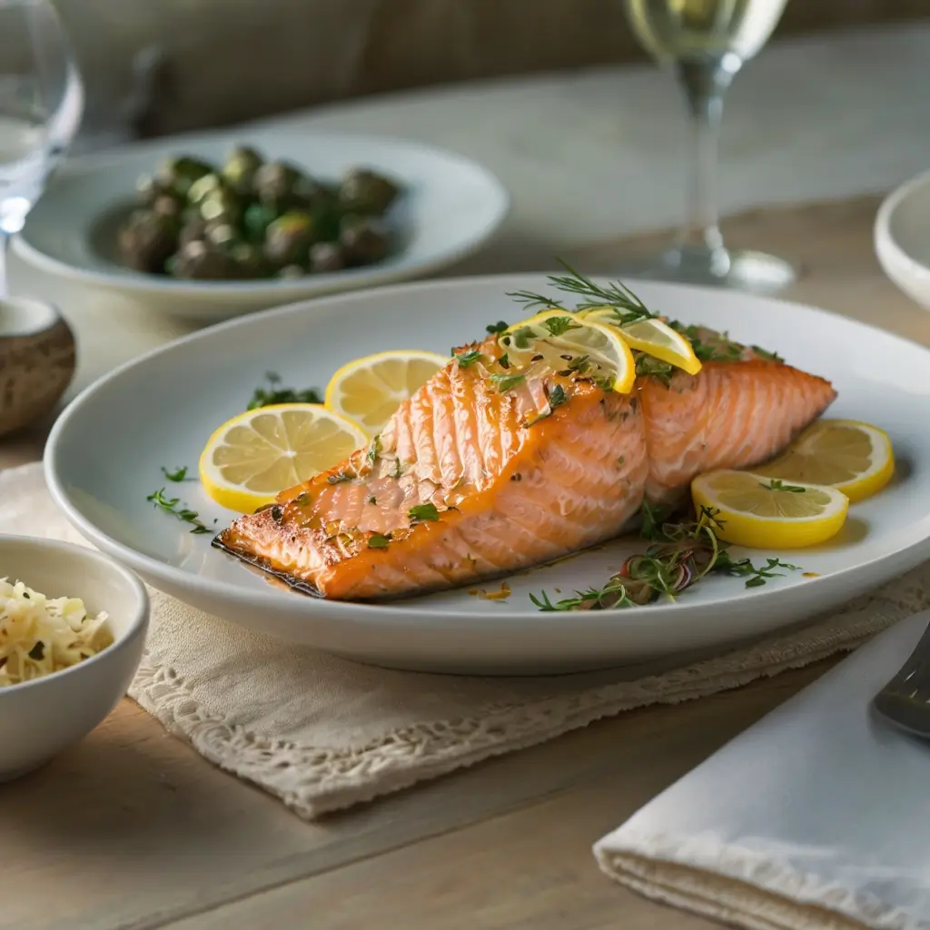 crispy oven baked salmon