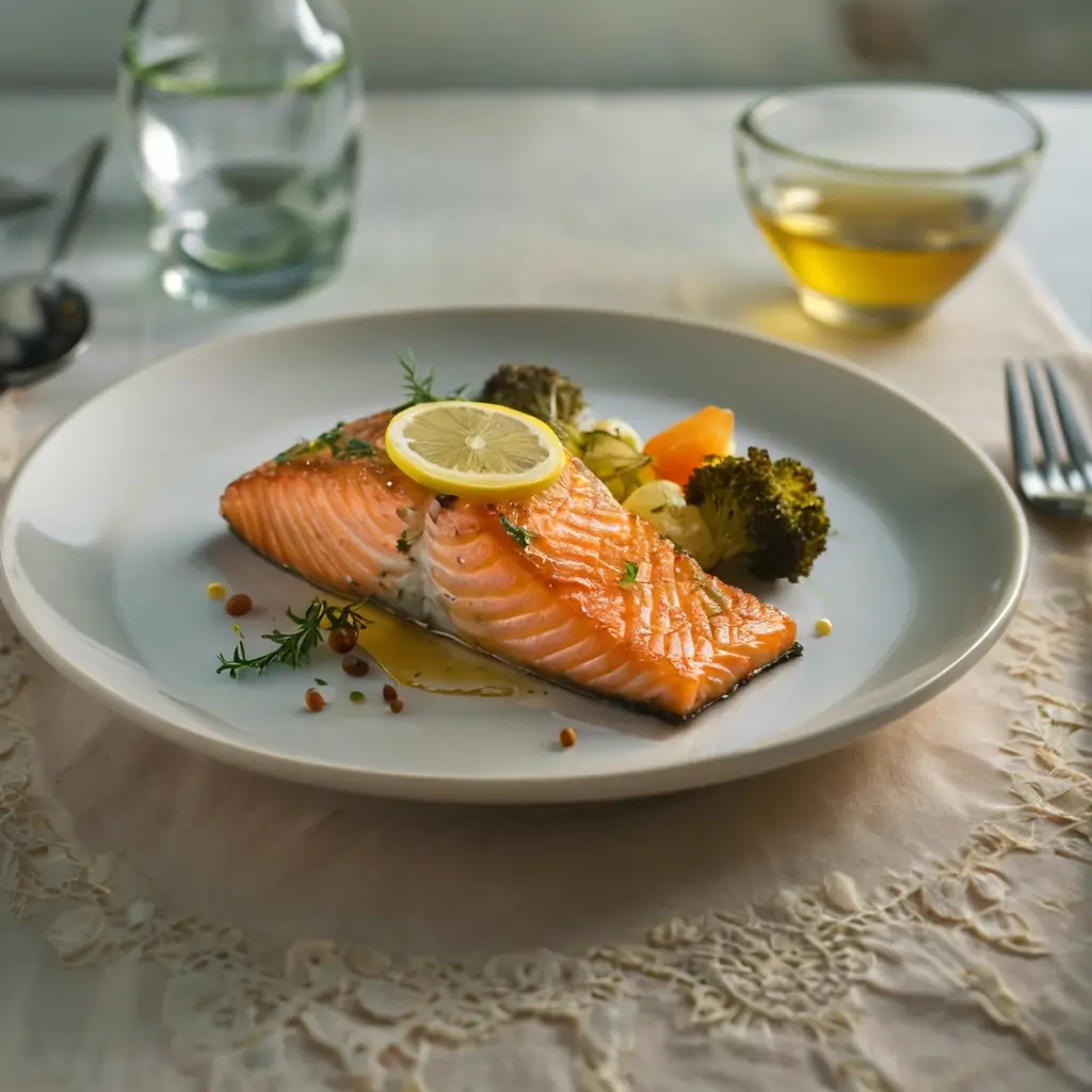 crispy oven baked salmon