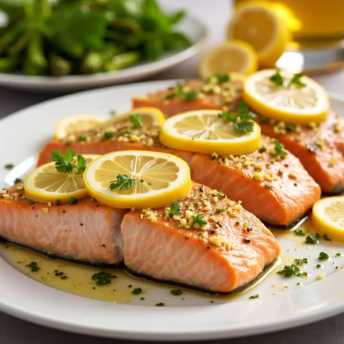 lemon garlic salmon recipe