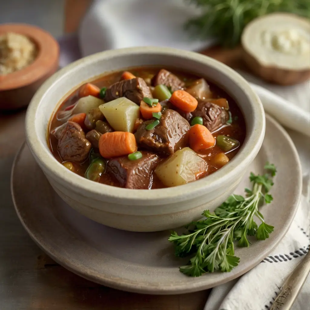 slow cooker beef stew recipe