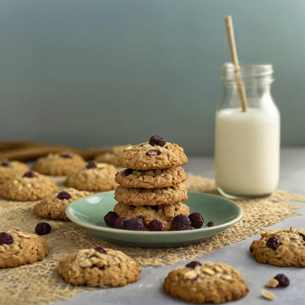 soft and chewy oatmeal cookies