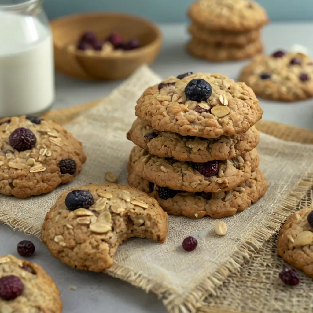 soft and chewy oatmeal cookies