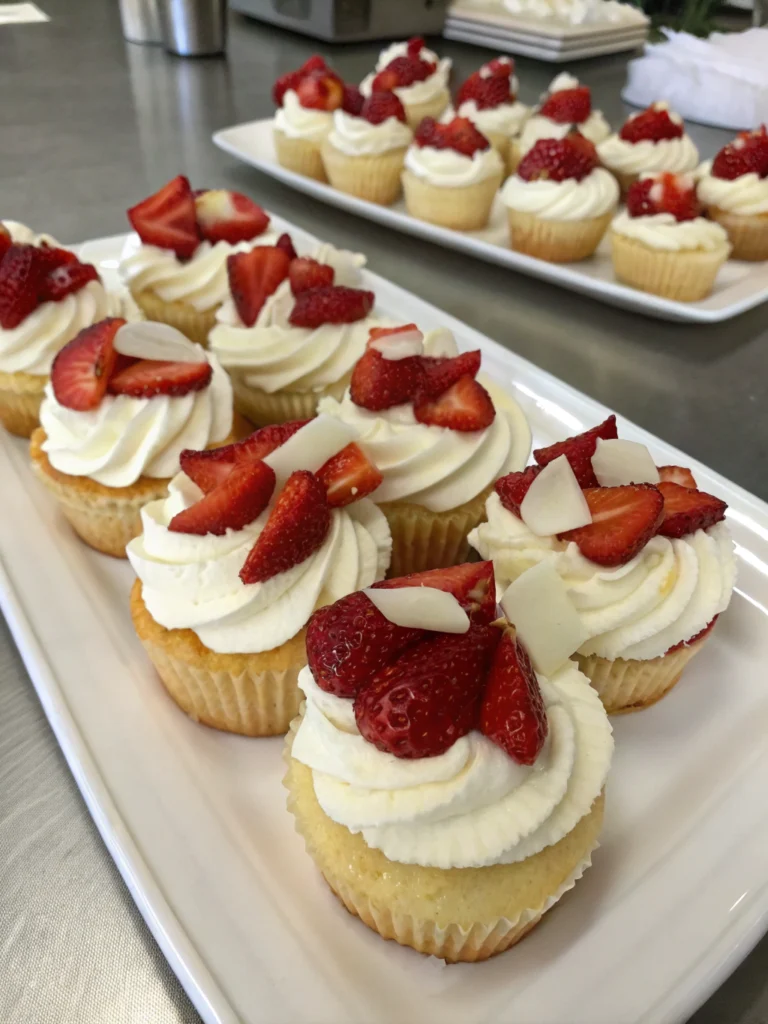 strawberry shortcake cupcakes