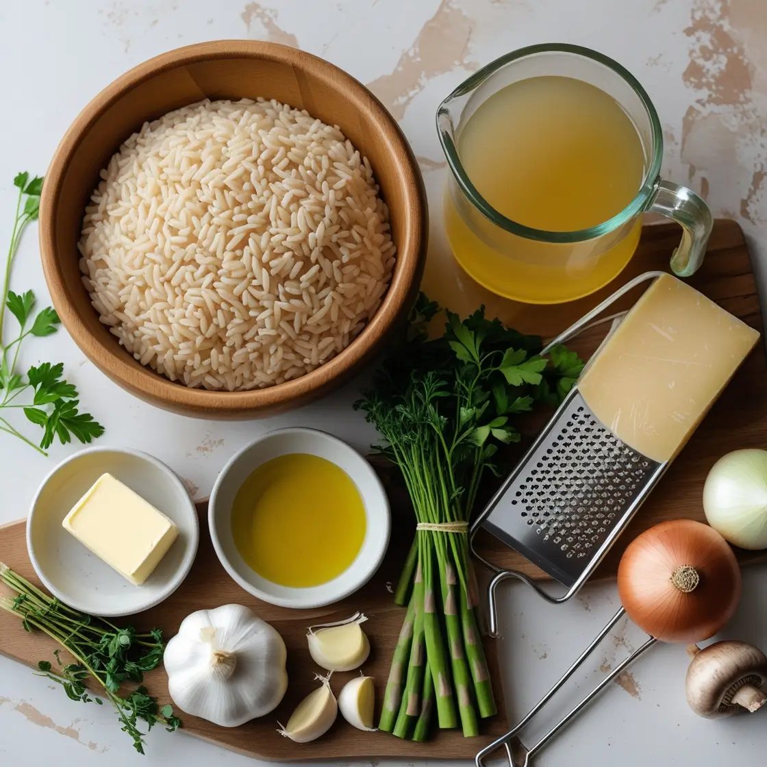 creamy risotto side dish